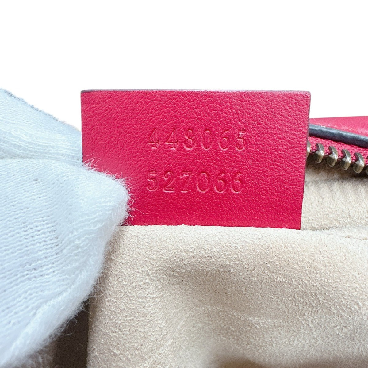 グッチ GUCCI ショルダーバッグ
 ショルダーバッグ マトラッセ GGマーモント レザー 448065 レッド 【SS】
 【中古】