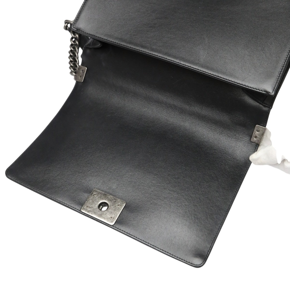 シャネル CHANEL ショルダーバッグ
 ボーイシャネル ラムスキン マトラッセ ラムスキン A92193 ブラック 【SS】
 【中古】