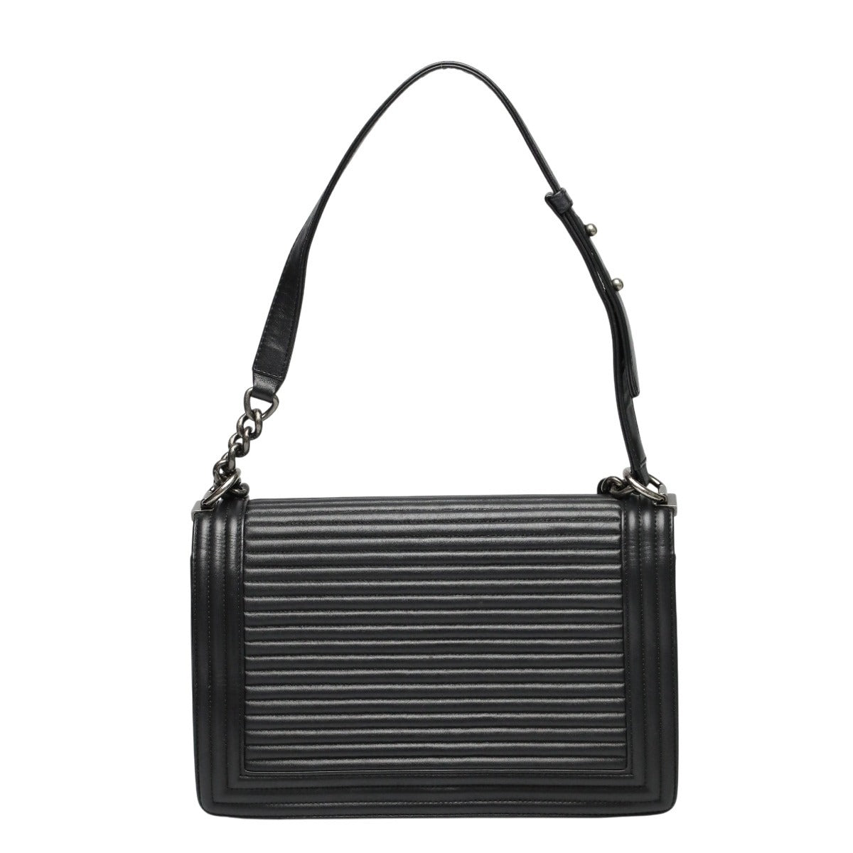 シャネル CHANEL ショルダーバッグ
 ボーイシャネル ラムスキン マトラッセ ラムスキン A92193 ブラック 【SS】
 【中古】