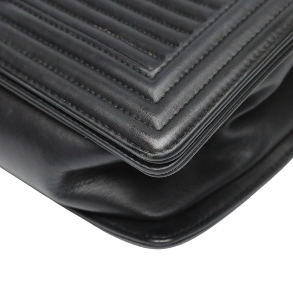 シャネル CHANEL ショルダーバッグ
 ボーイシャネル ラムスキン マトラッセ ラムスキン A92193 ブラック 【SS】
 【中古】