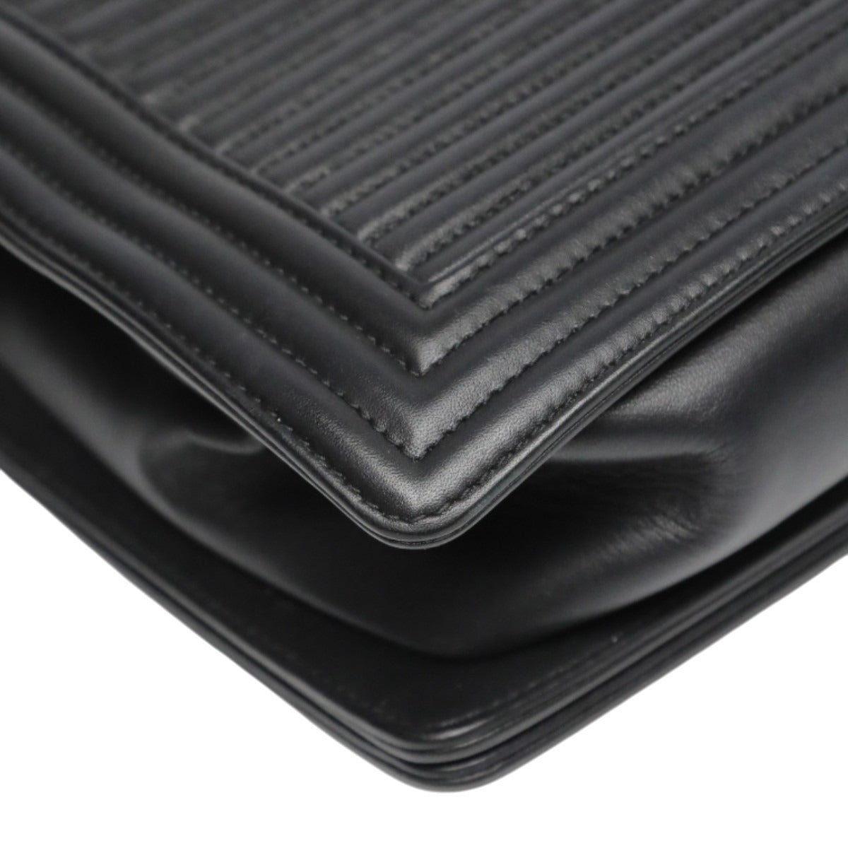 シャネル CHANEL ショルダーバッグ
 ボーイシャネル ラムスキン マトラッセ ラムスキン A92193 ブラック 【SS】
 【中古】