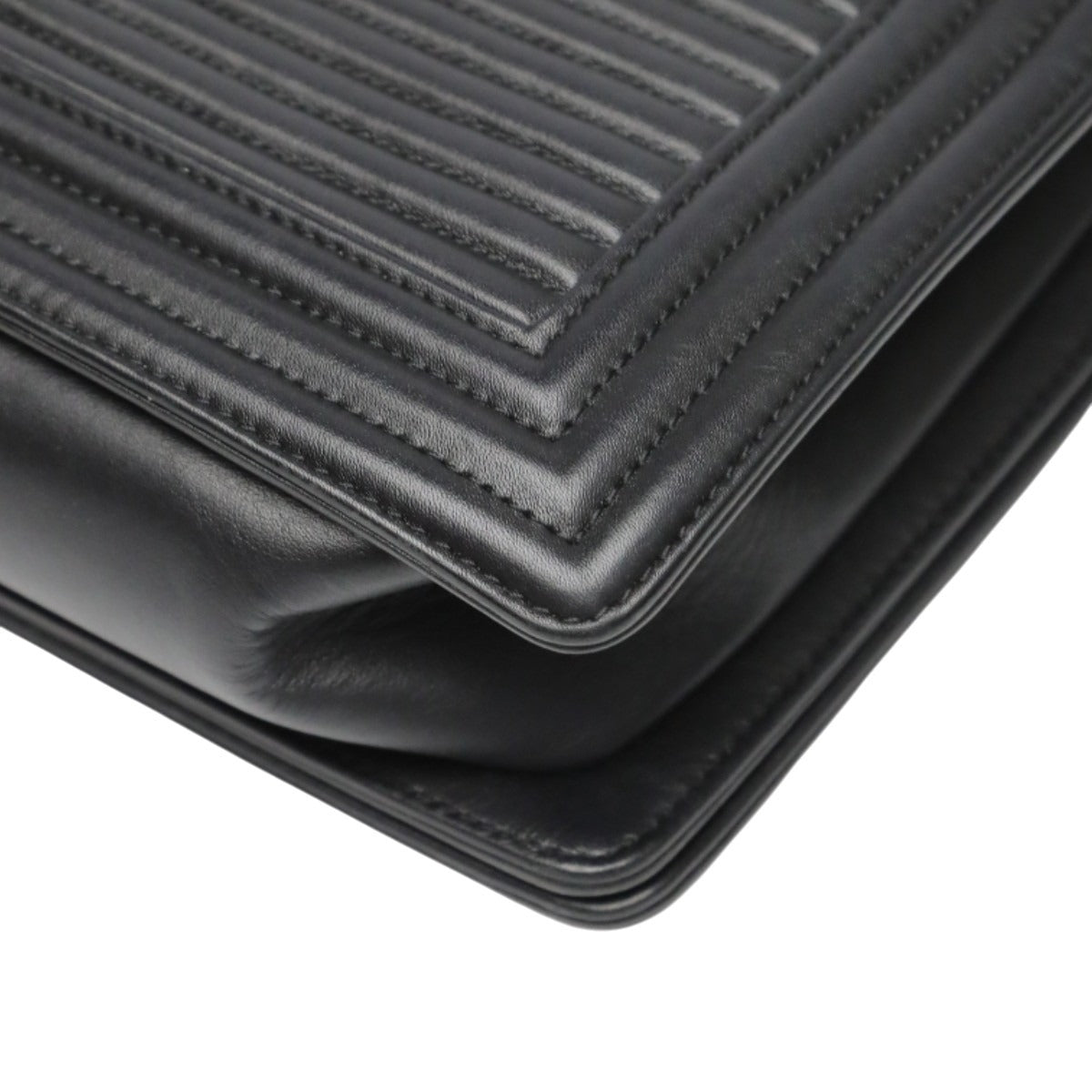 シャネル CHANEL ショルダーバッグ
 ボーイシャネル ラムスキン マトラッセ ラムスキン A92193 ブラック 【SS】
 【中古】