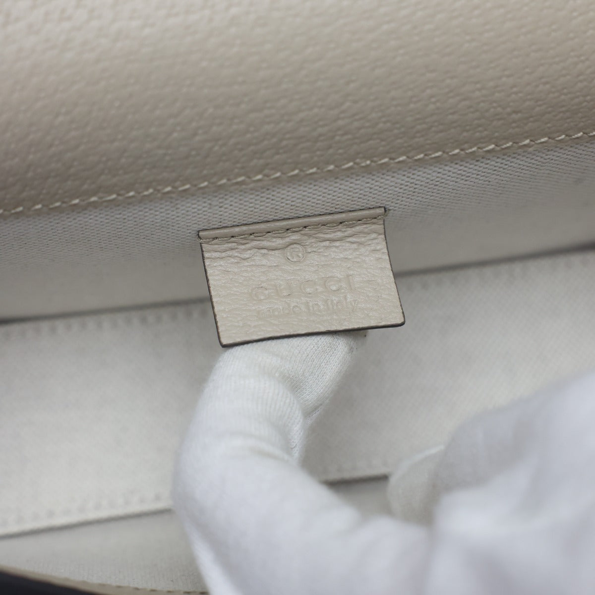 グッチ GUCCI ショルダーバッグ
 ショルダーバッグ GGキャンバス ホースビット1955 PVC ‎699296 ベージュ 【SS】
 【中古】