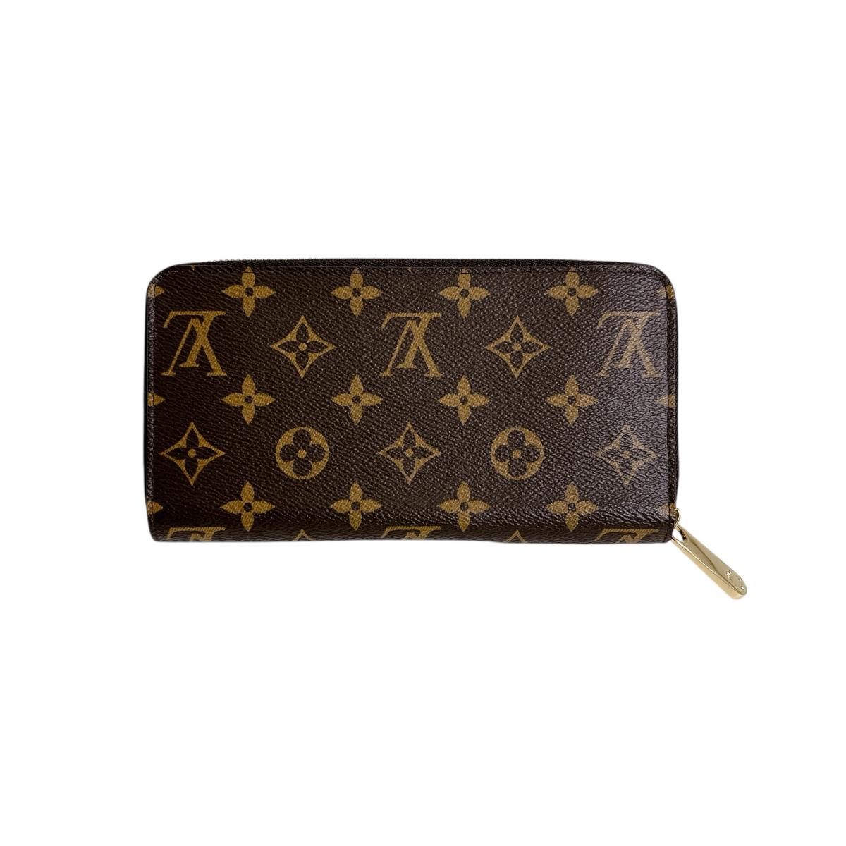 ルイヴィトン LOUIS VUITTON 長財布
 ファスナー長財布 モノグラム ジッピーウォレット モノグラムキャンバス M42616 ブラウン LV
 【SS】
 【中古】