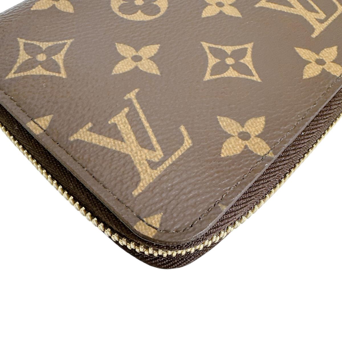 ルイヴィトン LOUIS VUITTON 長財布
 ファスナー長財布 モノグラム ジッピーウォレット モノグラムキャンバス M42616 ブラウン LV
 【SS】
 【中古】