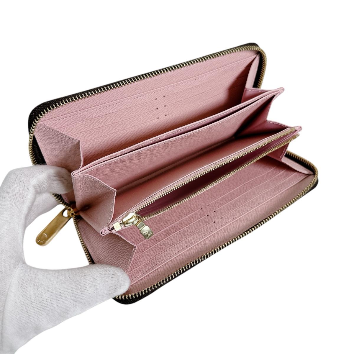 ルイヴィトン LOUIS VUITTON 長財布
 ファスナー長財布 モノグラム ジッピーウォレット モノグラムキャンバス M41894 ローズバレリーヌ LV
 【SS】
 【中古】