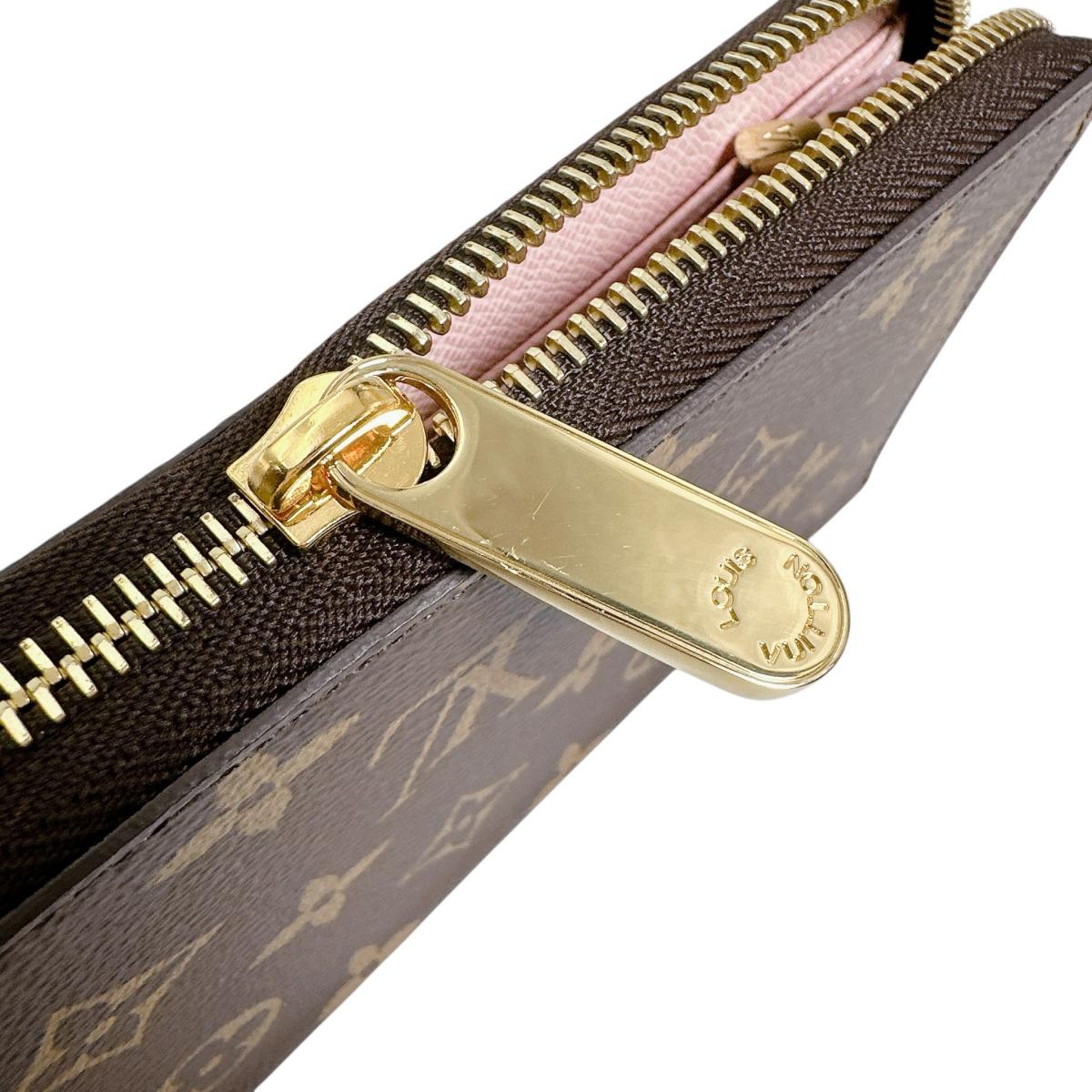 ルイヴィトン LOUIS VUITTON 長財布
 ファスナー長財布 モノグラム ジッピーウォレット モノグラムキャンバス M41894 ローズバレリーヌ LV
 【SS】
 【中古】