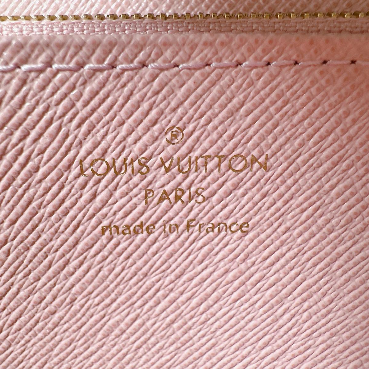 ルイヴィトン LOUIS VUITTON 長財布
 ファスナー長財布 モノグラム ジッピーウォレット モノグラムキャンバス M41894 ローズバレリーヌ LV
 【SS】
 【中古】