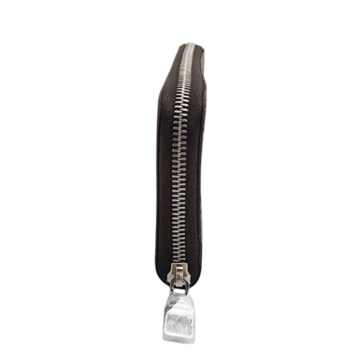 ルイヴィトン LOUIS VUITTON 長財布
 ジッピーウォレット ダミエ ヴェルティカル ダミエキャンバス N61207 ブラウン LV
 【SS】
 【中古】