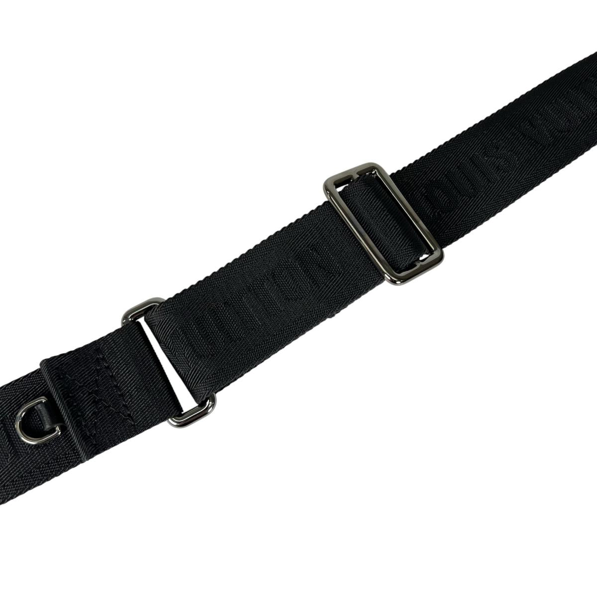 ルイヴィトン LOUIS VUITTON ショルダーストラップ
 肩掛けストラップ モノグラム・エクリプス シティ･キーポル ブラック LV
 【SS】
 【中古】