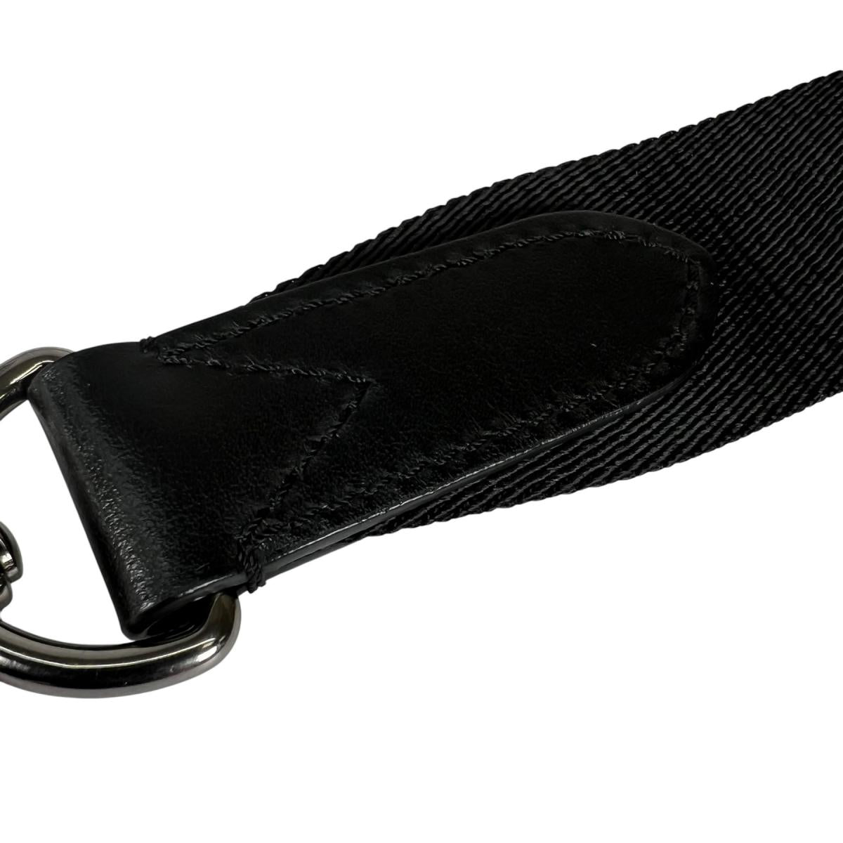 ルイヴィトン LOUIS VUITTON ショルダーストラップ
 肩掛けストラップ モノグラム・エクリプス シティ･キーポル ブラック LV
 【SS】
 【中古】