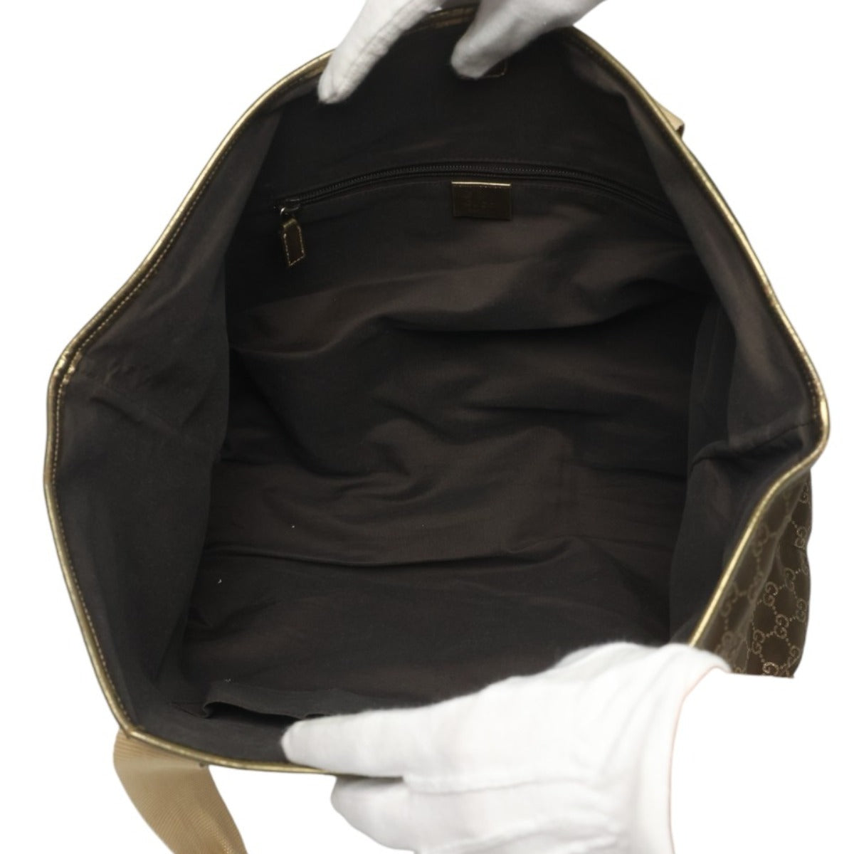 グッチ GUCCI ハンドバッグ
 トートバッグ GGキャンバス GGキャンバス 267474 ゴールド 【SS】
 【中古】