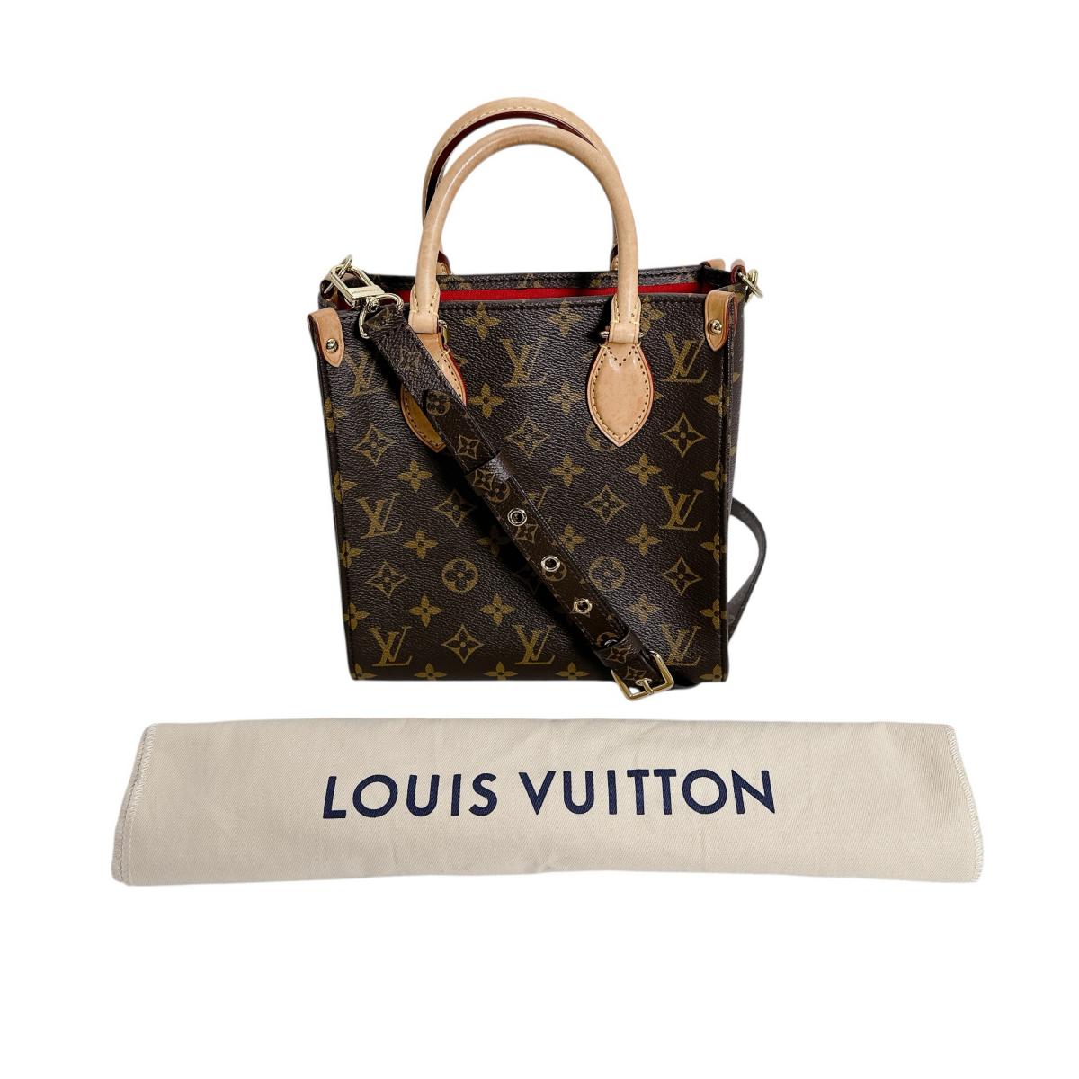 ルイヴィトン LOUIS VUITTON ハンドバッグ
 ハンドバッグ モノグラム サックプラBB モノグラムキャンバス M46265 ブラウン LV
 【SS】
 【中古】