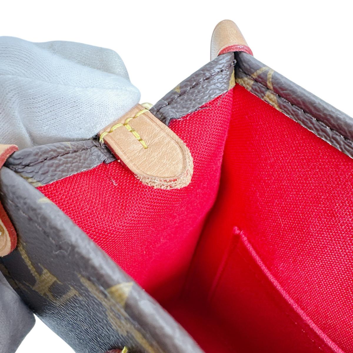 ルイヴィトン LOUIS VUITTON ハンドバッグ
 ハンドバッグ モノグラム サックプラBB モノグラムキャンバス M46265 ブラウン LV
 【SS】
 【中古】
