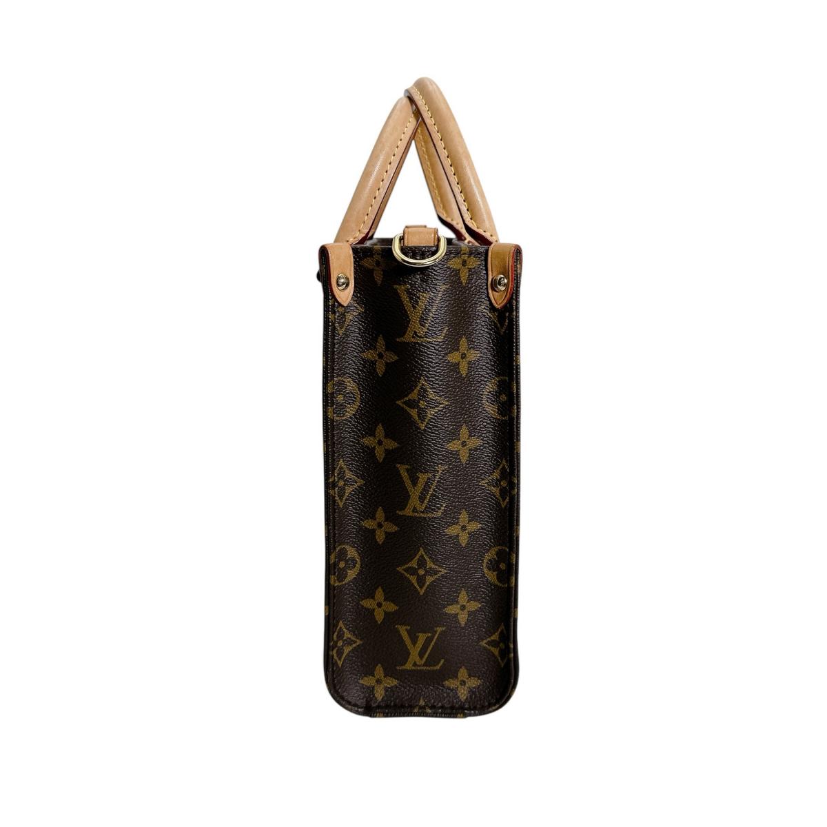 ルイヴィトン LOUIS VUITTON ハンドバッグ
 ハンドバッグ モノグラム サックプラBB モノグラムキャンバス M46265 ブラウン LV
 【SS】
 【中古】