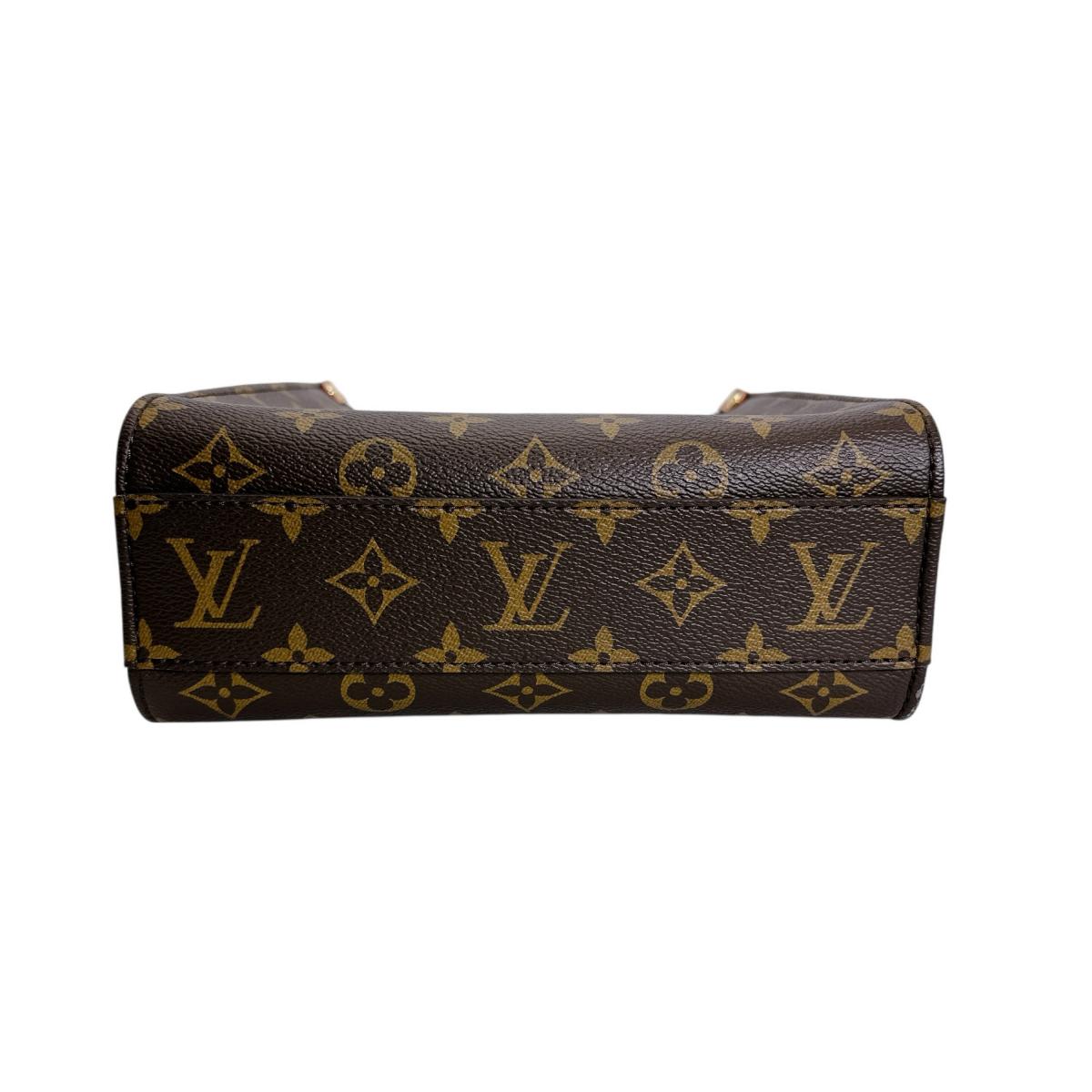 ルイヴィトン LOUIS VUITTON ハンドバッグ
 ハンドバッグ モノグラム サックプラBB モノグラムキャンバス M46265 ブラウン LV
 【SS】
 【中古】