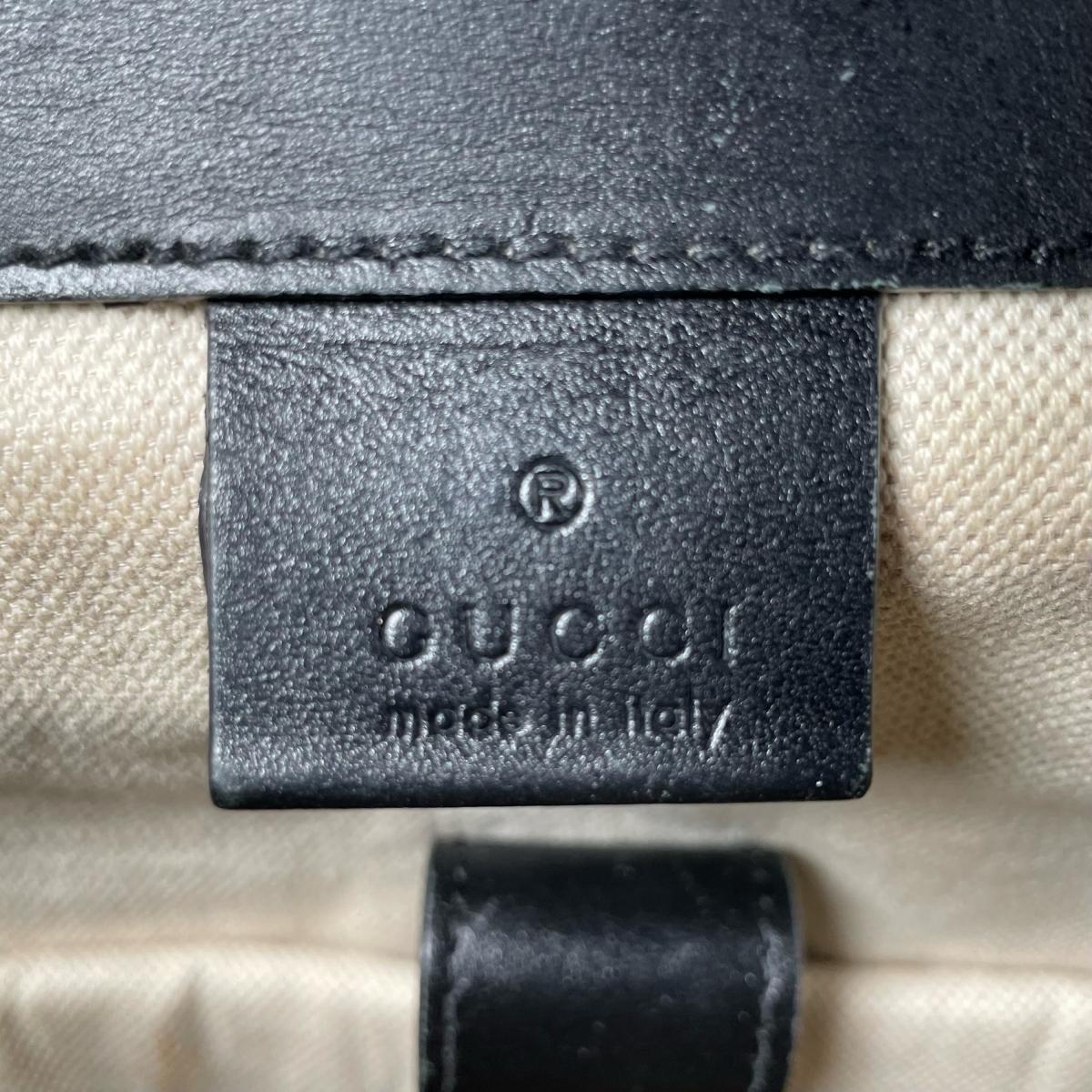 グッチ GUCCI リュック・デイパック
 バックパック バックパック GGエンボス レザー 625770 ブラック 【SS】
 【中古】