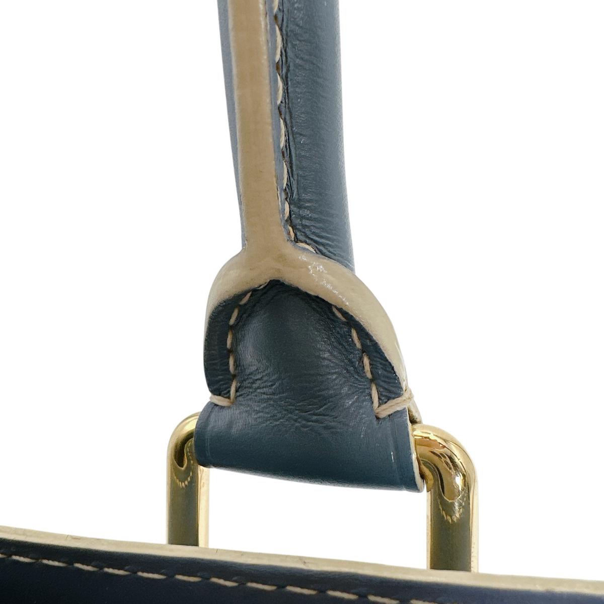 ルイヴィトン LOUIS VUITTON ハンドバッグ
 ハンドバッグ ファビュロー スハリ レザー M91813 ブルー LV
 【SS】
 【中古】