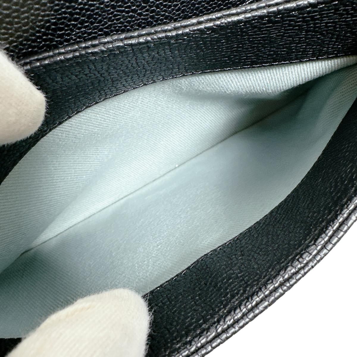 シャネル CHANEL ショルダーバッグ
 チェーンショルダー キャビアスキン ココマーク マットキャビアスキン A93659 ブラック 【SS】
 【中古】