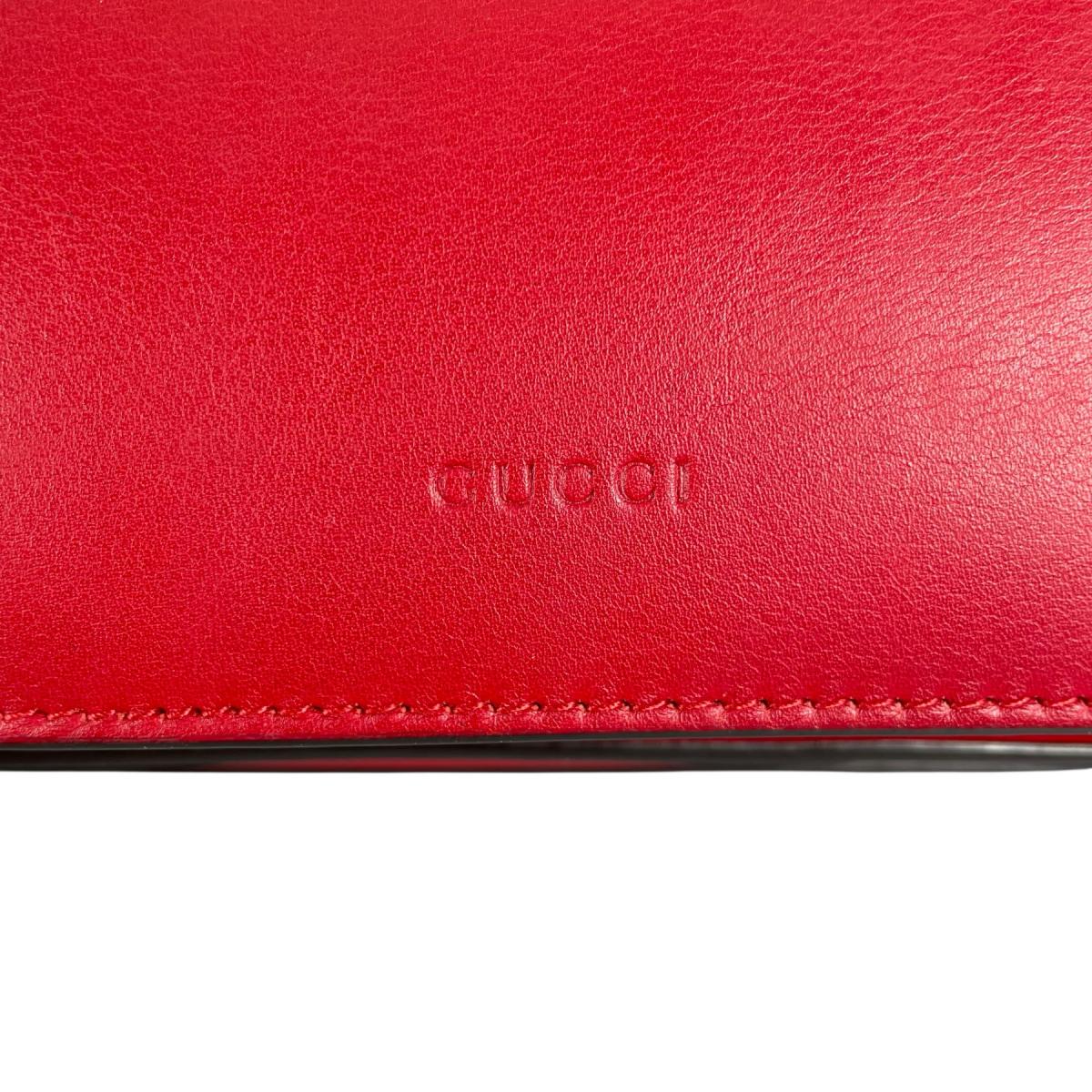 グッチ GUCCI ハンドバッグ
 2wayショルダーバッグ ディオニュソス バンブー レザー 448075 レッド 【SS】
 【中古】