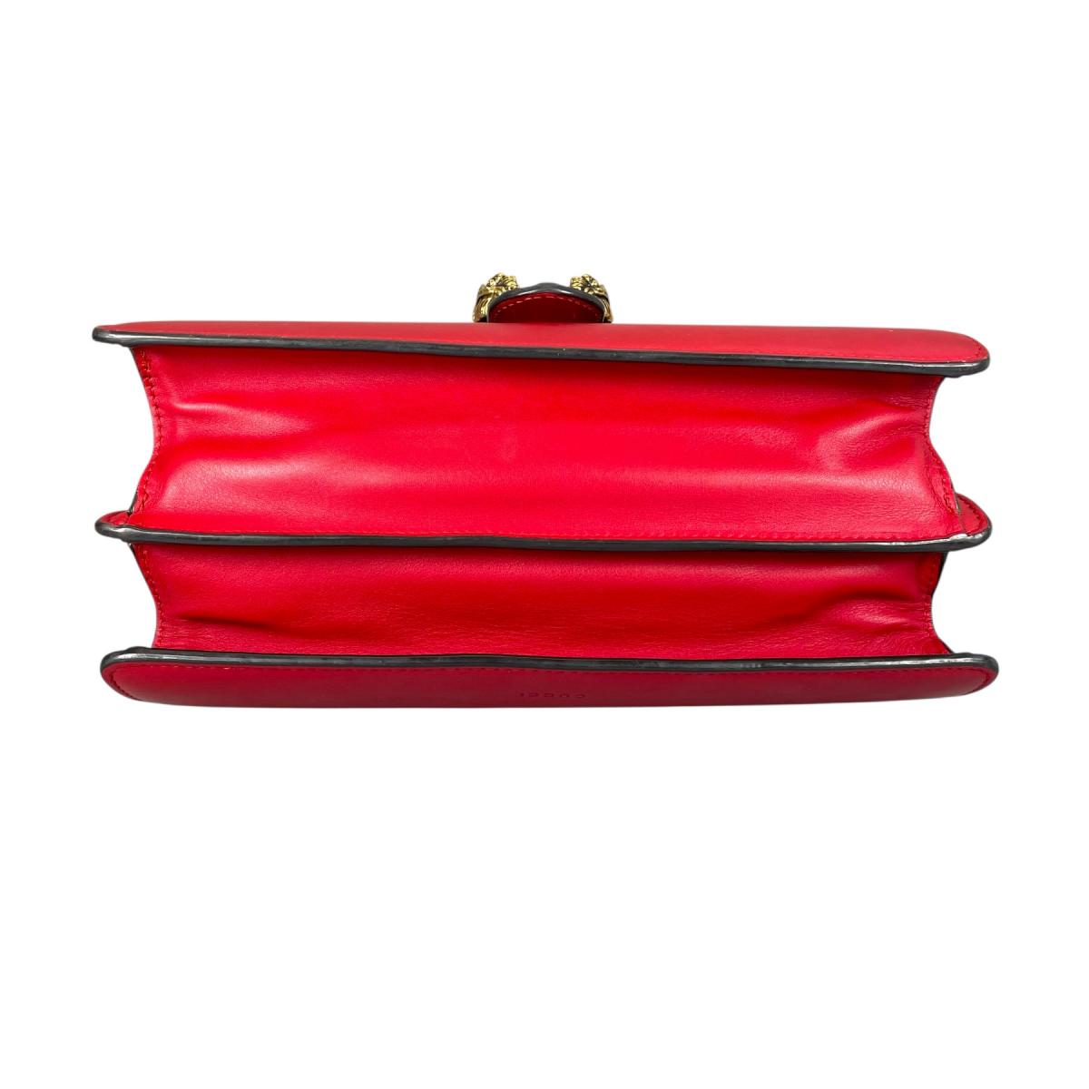 グッチ GUCCI ハンドバッグ
 2wayショルダーバッグ ディオニュソス バンブー レザー 448075 レッド 【SS】
 【中古】