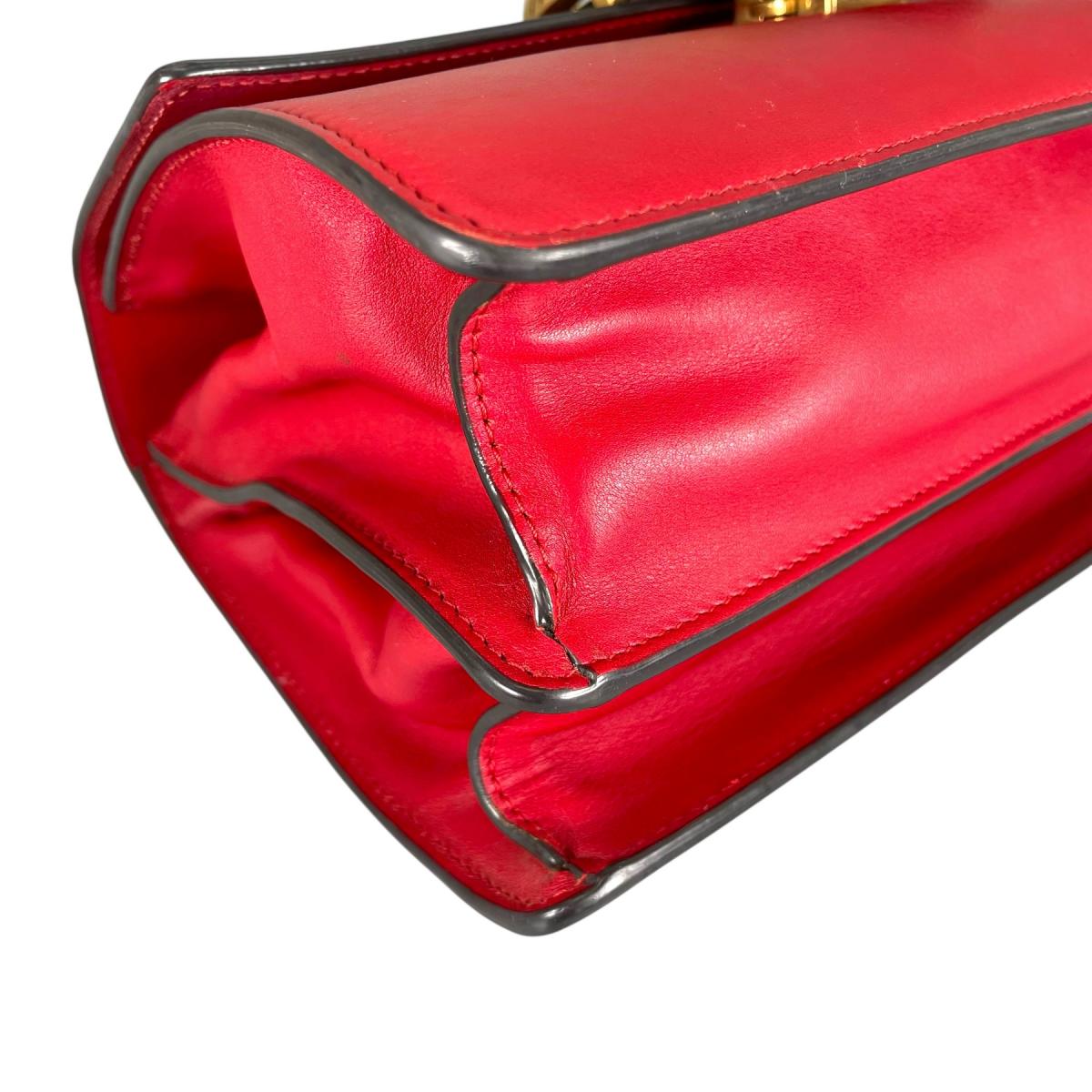 グッチ GUCCI ハンドバッグ
 2wayショルダーバッグ ディオニュソス バンブー レザー 448075 レッド 【SS】
 【中古】