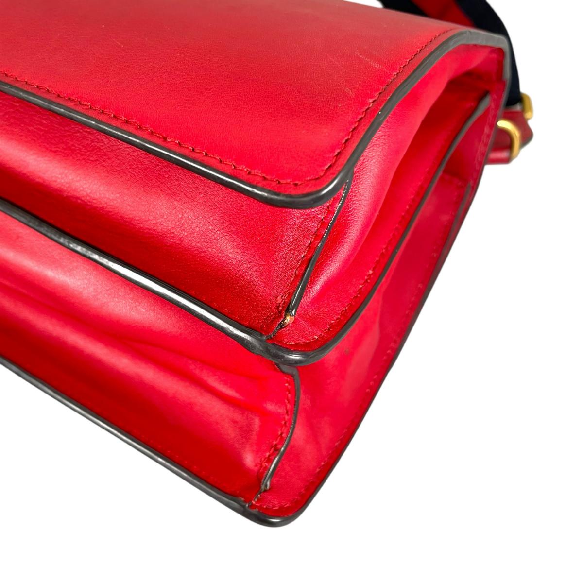 グッチ GUCCI ハンドバッグ
 2wayショルダーバッグ ディオニュソス バンブー レザー 448075 レッド 【SS】
 【中古】