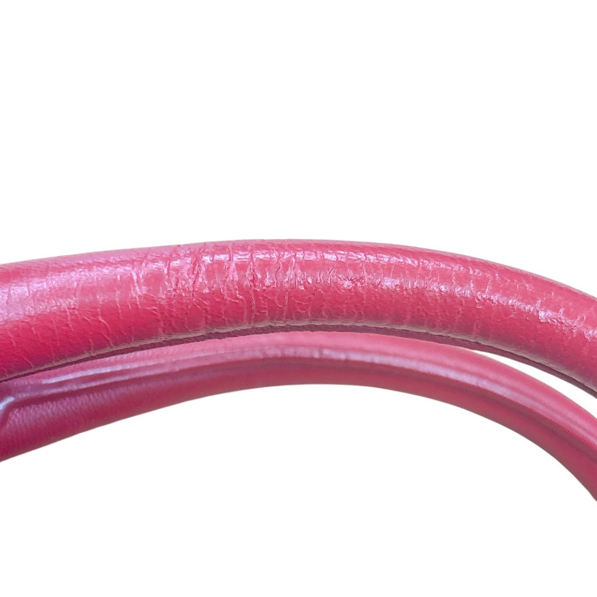 プラダ PRADA トートバッグ
 2WAYショルダーバッグ ギャザー ナッパ ゴーフル レザー B2588L レッド 【SS】
 【中古】