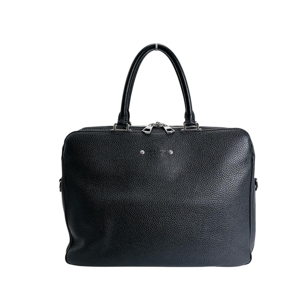 ルイヴィトン LOUIS VUITTON ハンドバッグ
 ハンドバッグ ノワール アルマンド･ブリーフケースMM レザー M54381 ブラック LV
 【SS】
 【中古】