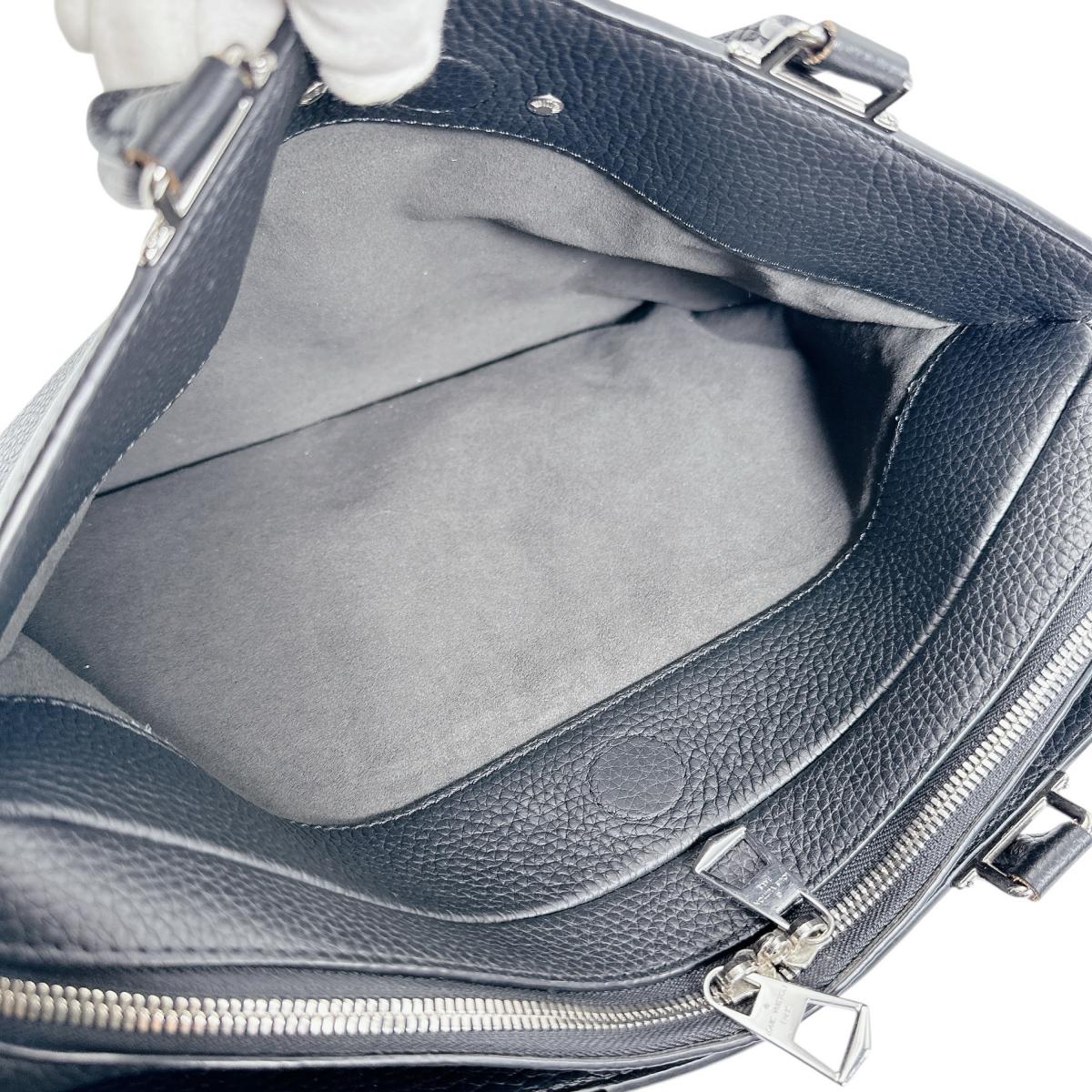 ルイヴィトン LOUIS VUITTON ハンドバッグ
 ハンドバッグ ノワール アルマンド･ブリーフケースMM レザー M54381 ブラック LV
 【SS】
 【中古】