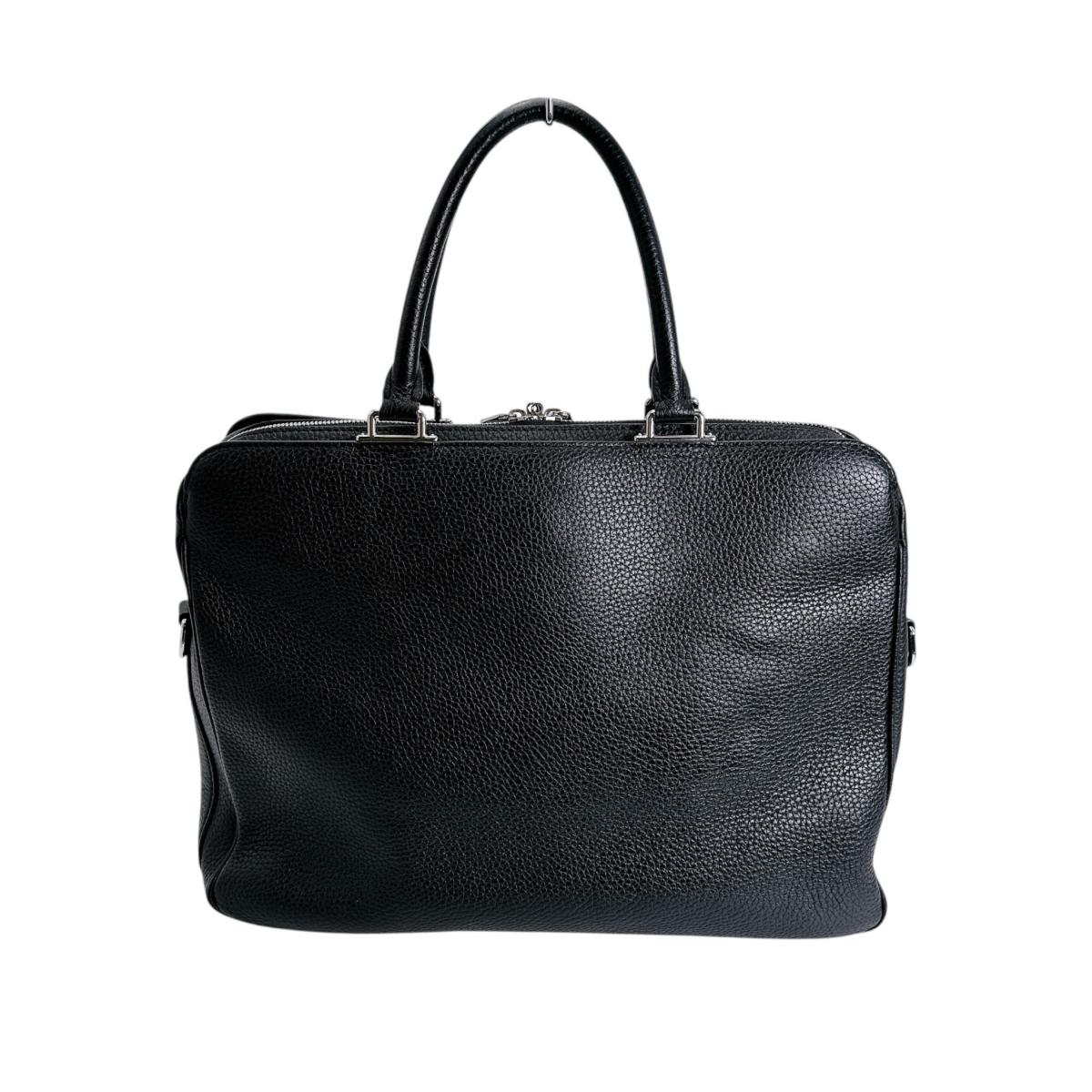 ルイヴィトン LOUIS VUITTON ハンドバッグ
 ハンドバッグ ノワール アルマンド･ブリーフケースMM レザー M54381 ブラック LV
 【SS】
 【中古】