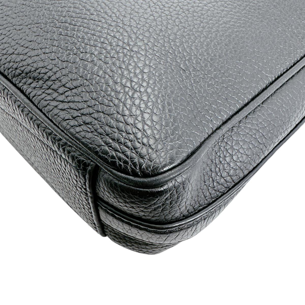 ルイヴィトン LOUIS VUITTON ハンドバッグ
 ハンドバッグ ノワール アルマンド･ブリーフケースMM レザー M54381 ブラック LV
 【SS】
 【中古】