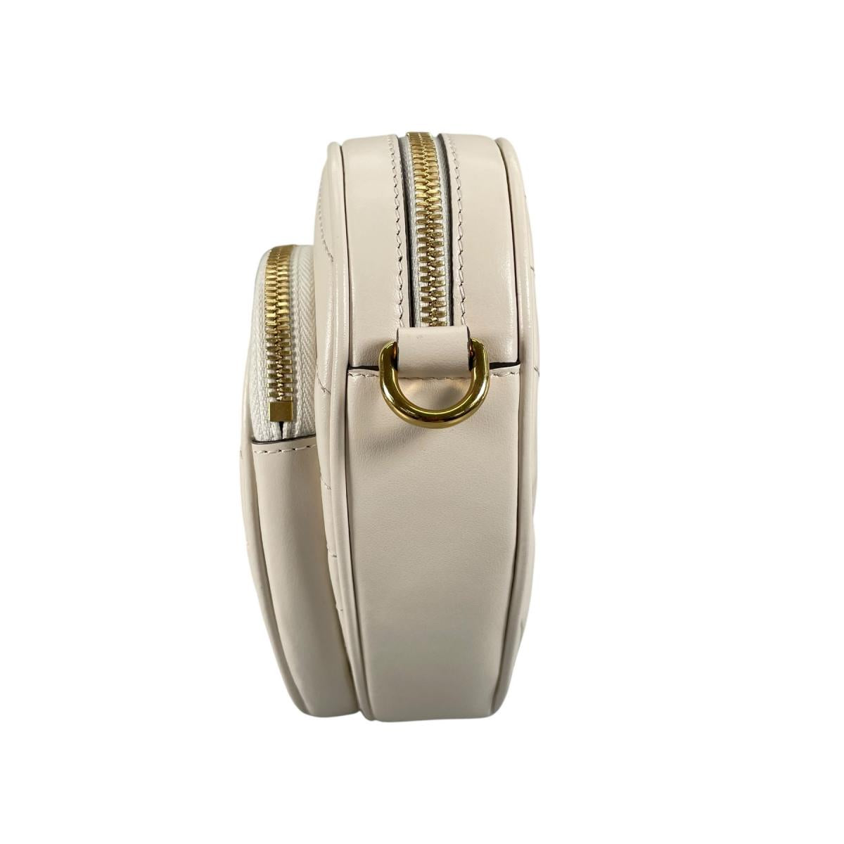 グッチ GUCCI ショルダーバッグ
 ショルダーバッグ ハートチェーン インターロッキングG レザー 751628 ホワイト 【SS】
 【中古】