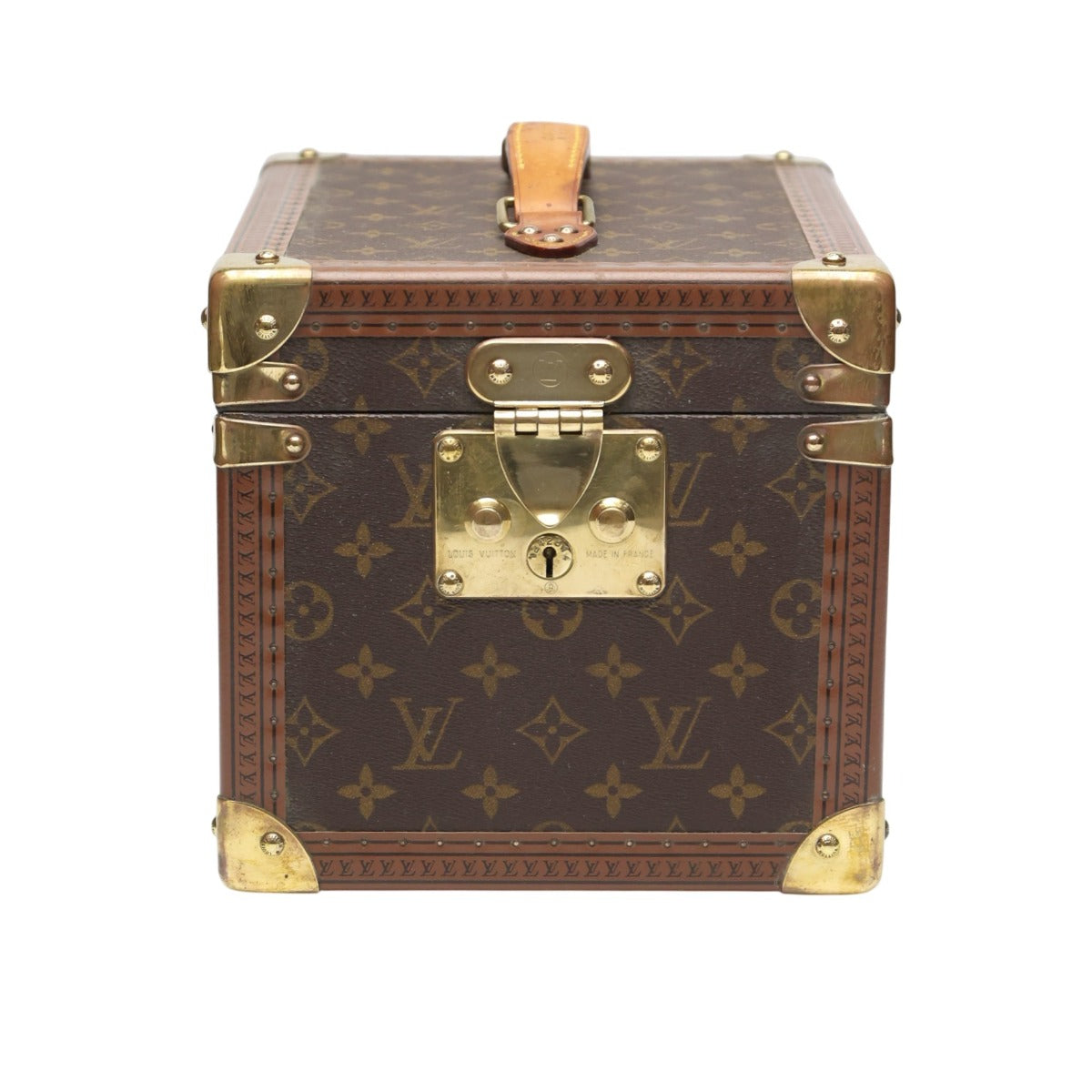 ルイヴィトン LOUIS VUITTON その他バッグ
 化粧ケース モノグラム ボワット・フラコン モノグラムキャンバス M21828 ブラウン LV
 【SS】
 【中古】