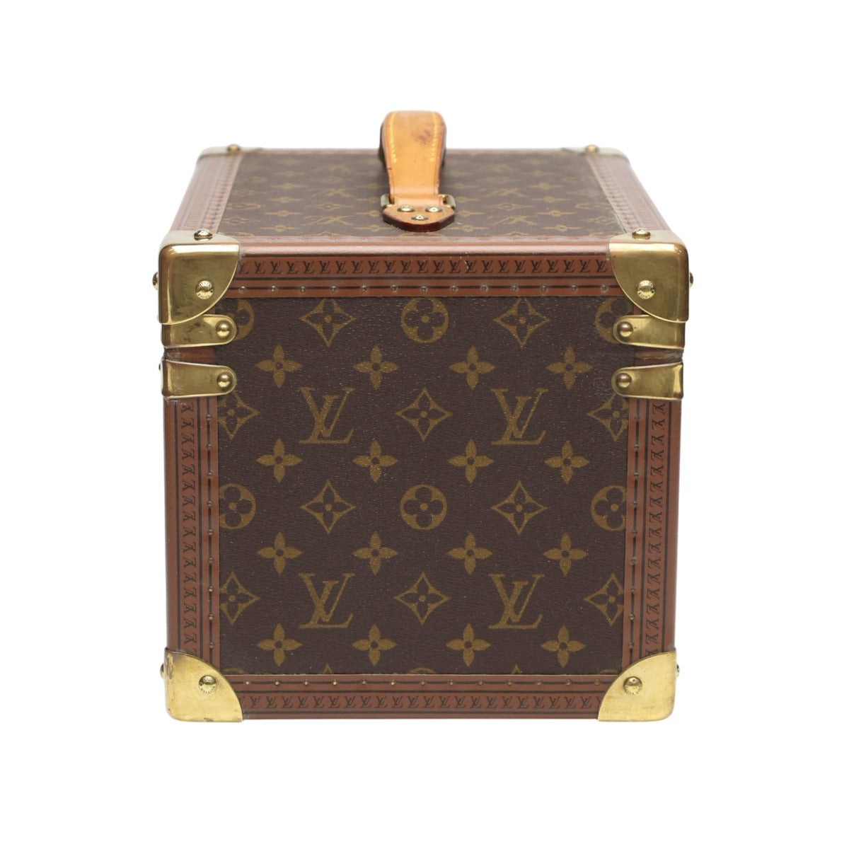 ルイヴィトン LOUIS VUITTON その他バッグ
 化粧ケース モノグラム ボワット・フラコン モノグラムキャンバス M21828 ブラウン LV
 【SS】
 【中古】