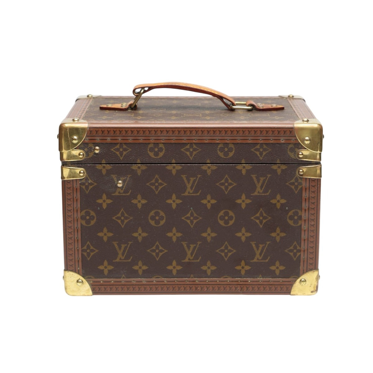 ルイヴィトン LOUIS VUITTON その他バッグ
 化粧ケース モノグラム ボワット・フラコン モノグラムキャンバス M21828 ブラウン LV
 【SS】
 【中古】