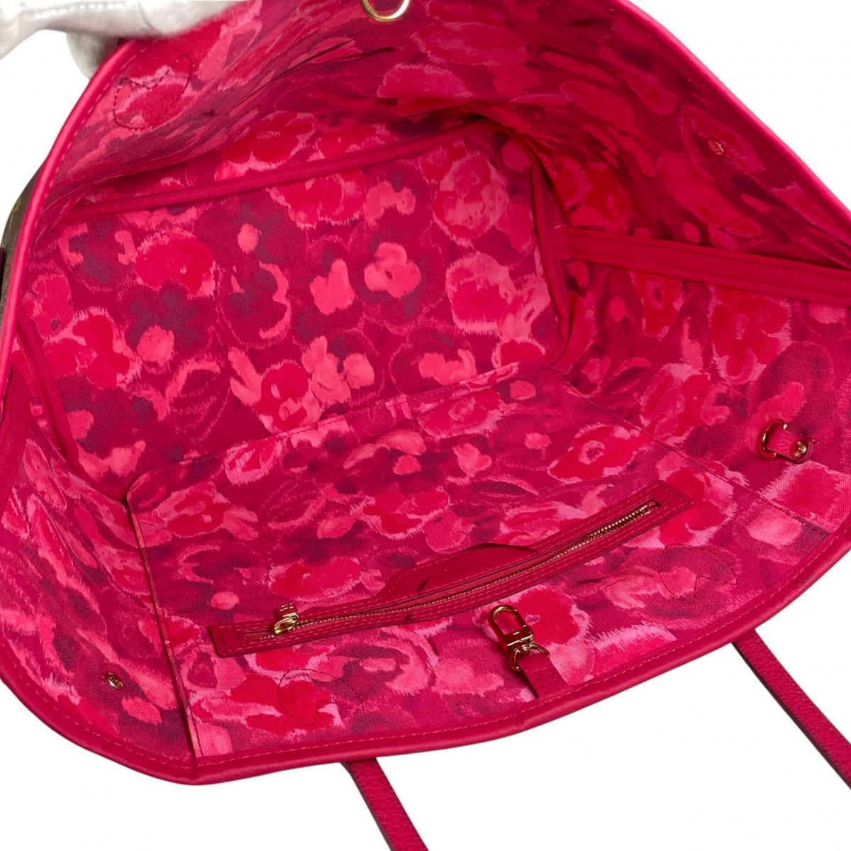 ルイヴィトン LOUIS VUITTON トートバッグ
 ショルダーバッグ イカットフラワー ネヴァーフルMM モノグラムキャンバス M40940 ローズアシビアント LV
 【SS】
 【中古】