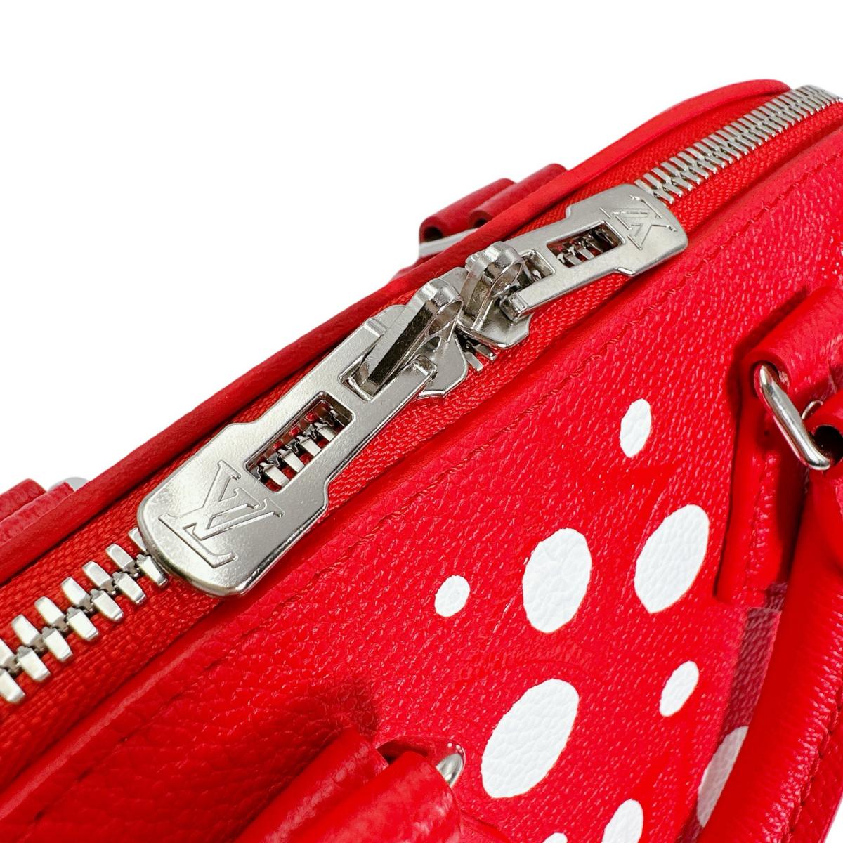 ルイヴィトン LOUIS VUITTON ショルダーバッグ
 ハンドバッグ アンプラント スピーディ･バンドリエール25 草間彌生 モノグラムアンプラント M46411 レッド LV
 【中古】