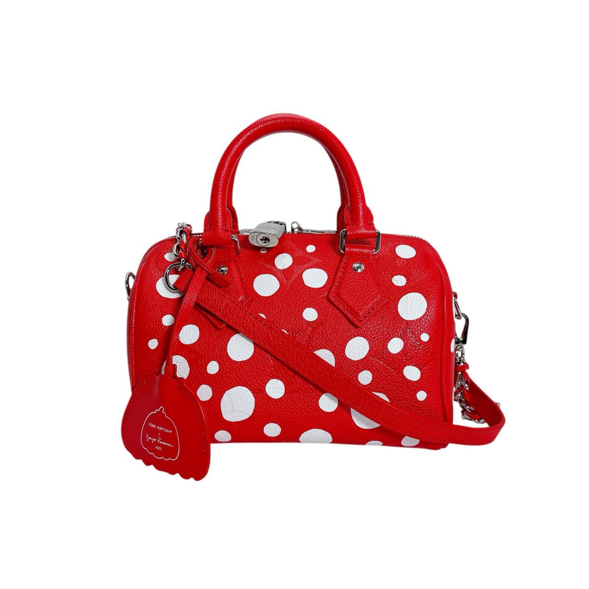 ルイヴィトン LOUIS VUITTON ショルダーバッグ
 ハンドバッグ アンプラント スピーディ･バンドリエール25 草間彌生 モノグラムアンプラント M46411 レッド LV
 【中古】
