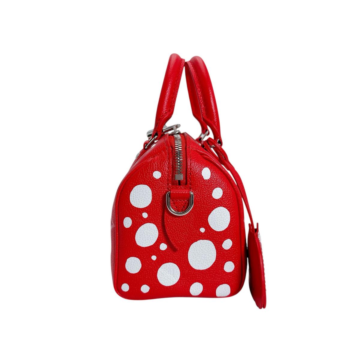 ルイヴィトン LOUIS VUITTON ショルダーバッグ
 ハンドバッグ アンプラント スピーディ･バンドリエール25 草間彌生 モノグラムアンプラント M46411 レッド LV
 【中古】