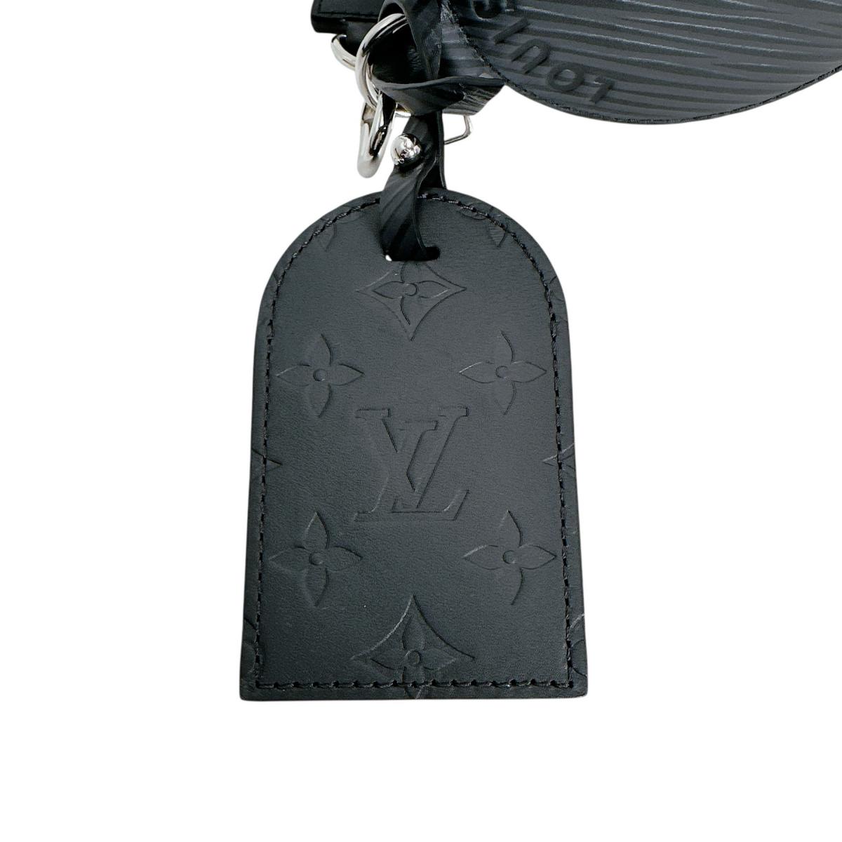 ルイヴィトン LOUIS VUITTON ハンドバッグ
 ハンドバッグ エピ ソフトポロションPM エピレザー M24324 ブラック LV
 【SS】
 【中古】