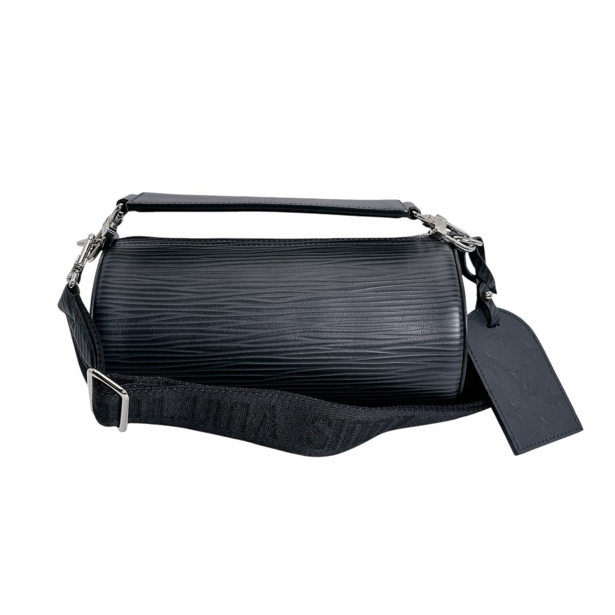 ルイヴィトン LOUIS VUITTON ハンドバッグ
 ハンドバッグ エピ ソフトポロションPM エピレザー M24324 ブラック LV
 【SS】
 【中古】