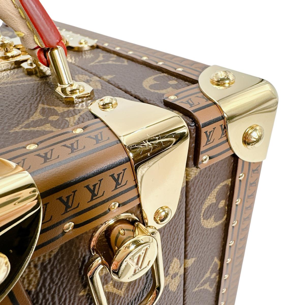 ルイヴィトン LOUIS VUITTON ハンドバッグ
 2wayバッグ モノグラム プティット･ヴァリーズ モノグラムキャンバス M20468 ブラウン LV
 【中古】