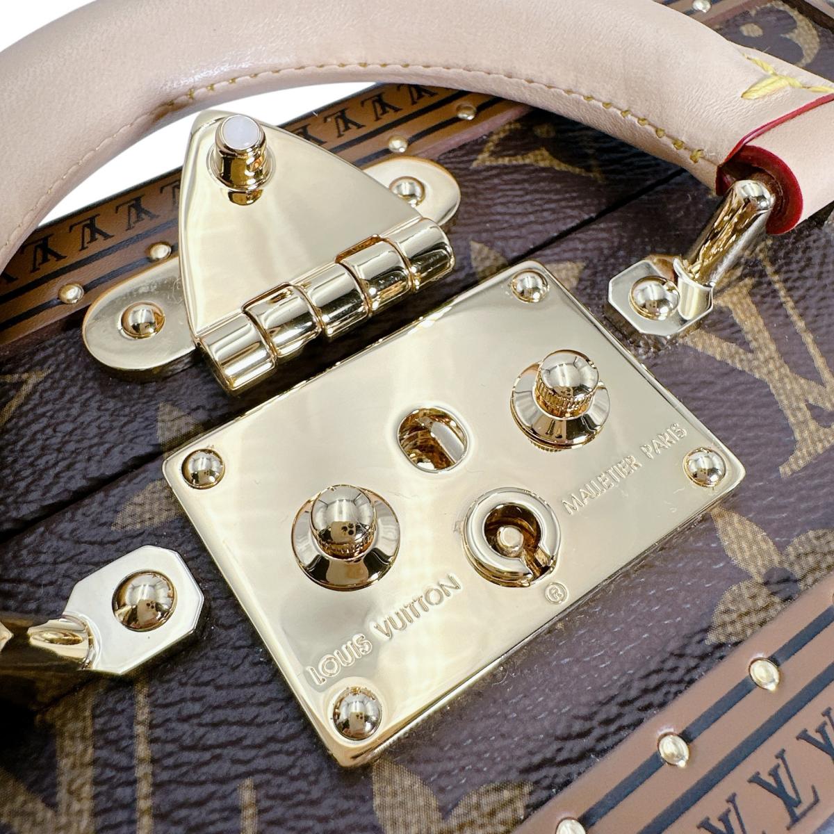 ルイヴィトン LOUIS VUITTON ハンドバッグ
 2wayバッグ モノグラム プティット･ヴァリーズ モノグラムキャンバス M20468 ブラウン LV
 【中古】