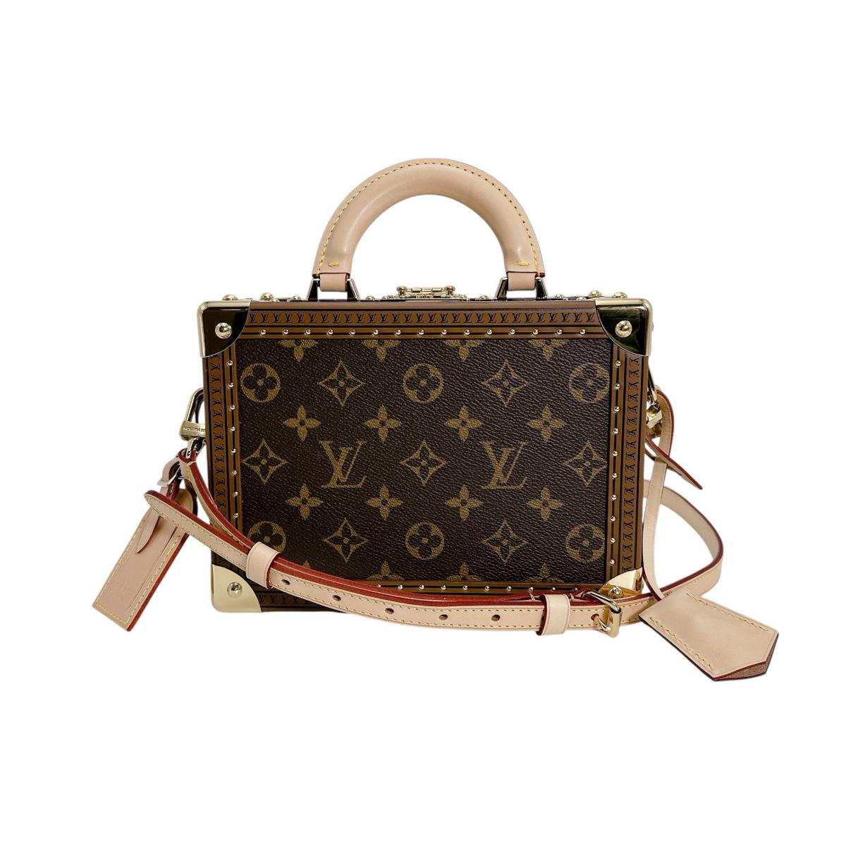 ルイヴィトン LOUIS VUITTON ハンドバッグ
 2wayバッグ モノグラム プティット･ヴァリーズ モノグラムキャンバス M20468 ブラウン LV
 【中古】