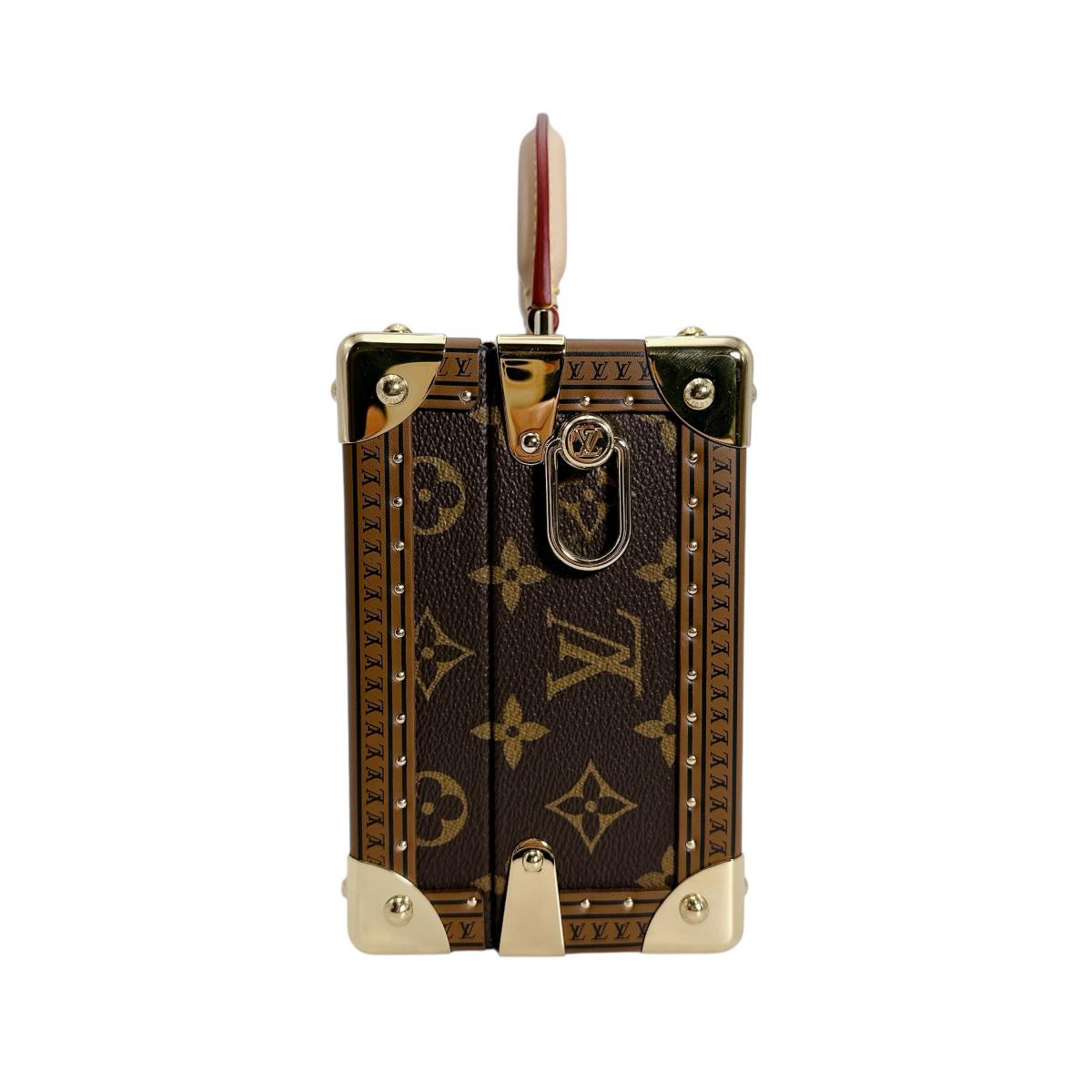 ルイヴィトン LOUIS VUITTON ハンドバッグ
 2wayバッグ モノグラム プティット･ヴァリーズ モノグラムキャンバス M20468 ブラウン LV
 【中古】