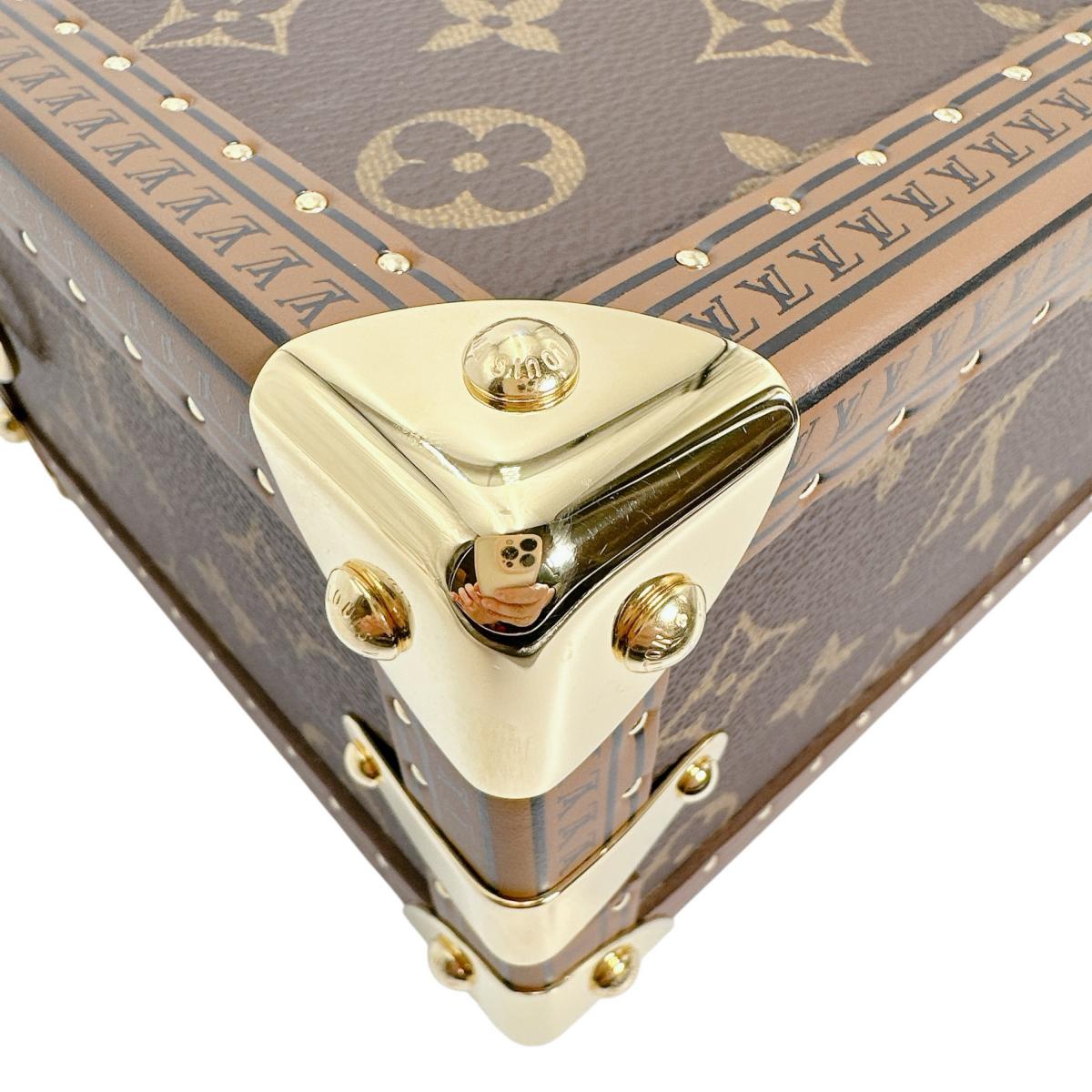 ルイヴィトン LOUIS VUITTON ハンドバッグ
 2wayバッグ モノグラム プティット･ヴァリーズ モノグラムキャンバス M20468 ブラウン LV
 【中古】