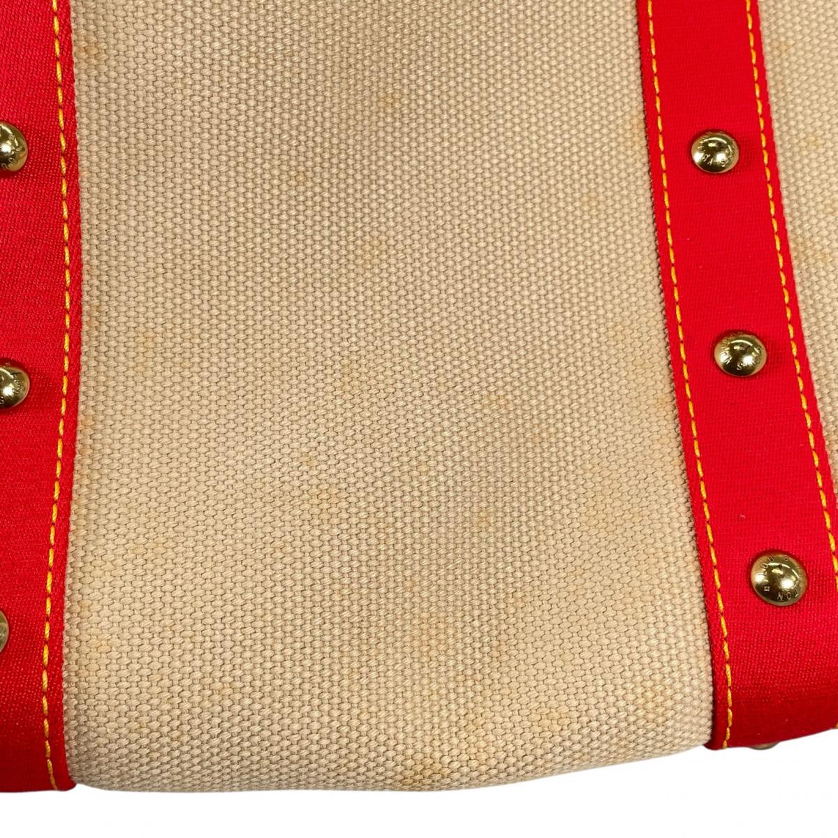 ルイヴィトン LOUIS VUITTON トートバッグ
 トートバッグ カバMM アンティグア キャンバス M40035 ベージュ LV
 【SS】
 【中古】