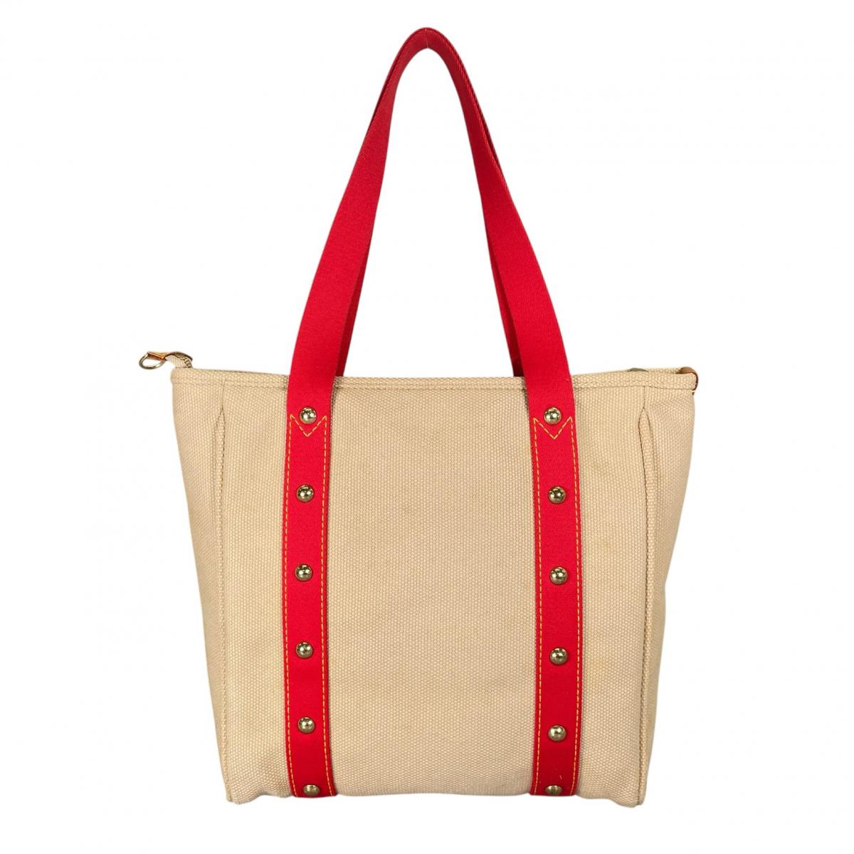 ルイヴィトン LOUIS VUITTON トートバッグ
 トートバッグ カバMM アンティグア キャンバス M40035 ベージュ LV
 【SS】
 【中古】