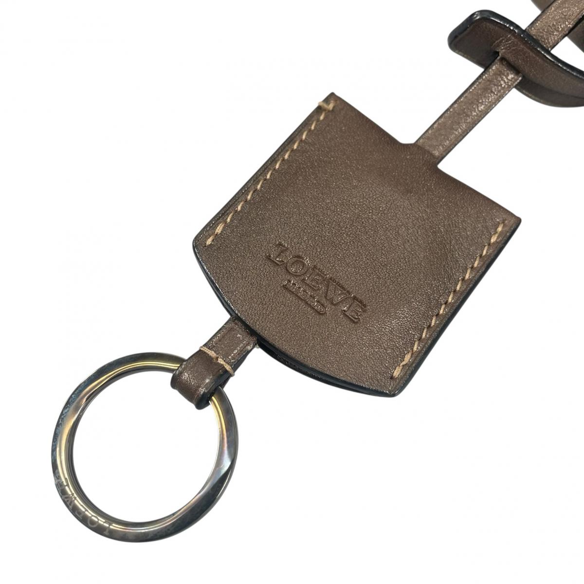 ロエベ LOEWE トートバッグ
 ヘリテージバッグ カーフスキン マドリード レザー ベージュ 【SS】
 【中古】